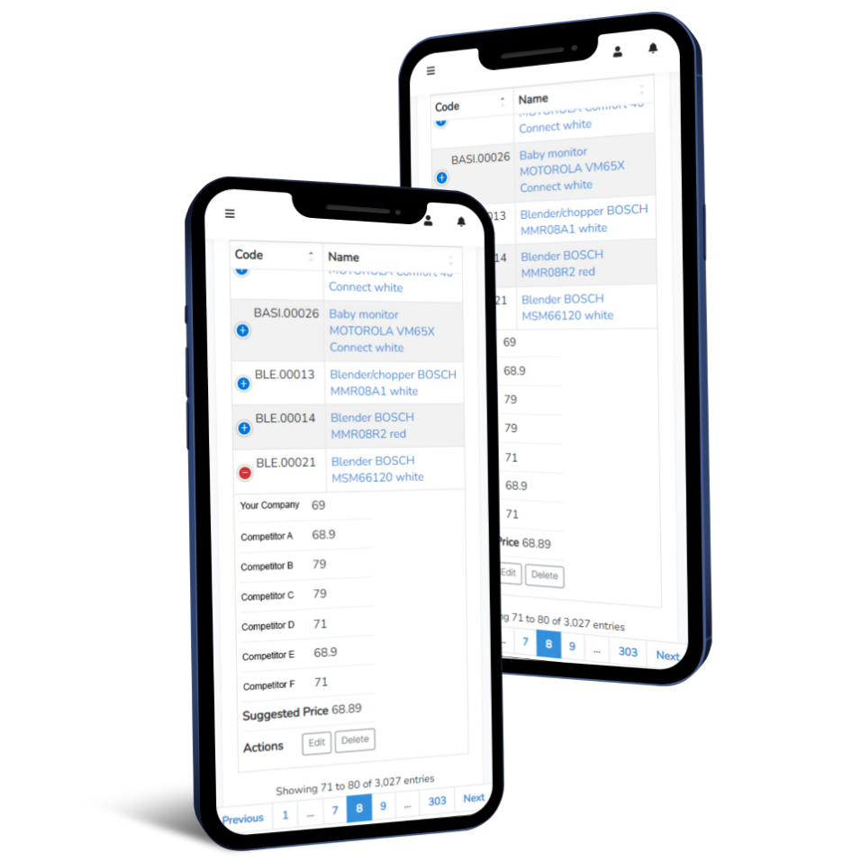 iphone price monitoring dashboard